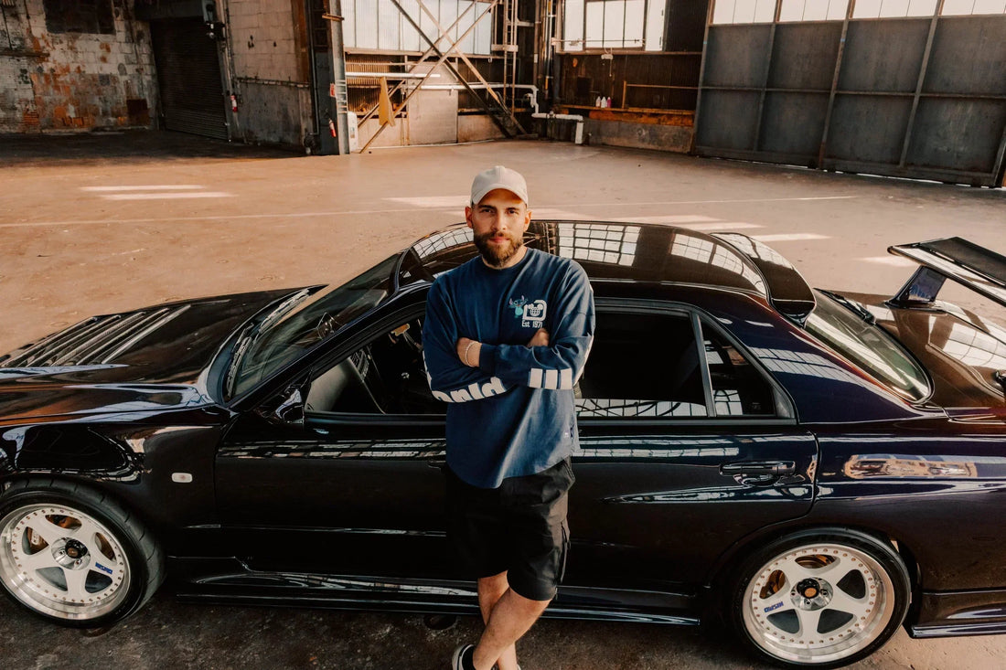 On display 9/27 - Val and his 1998 Nissan Skyline R34