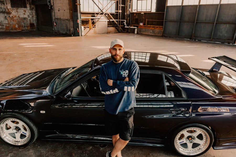 On display 9/27 - Val and his 1998 Nissan Skyline R34