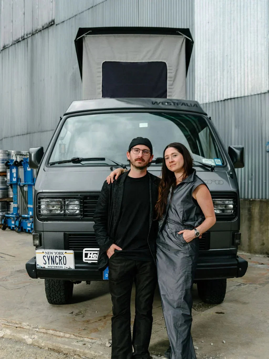 Andy & Jamie with their 1987 VW Syncro