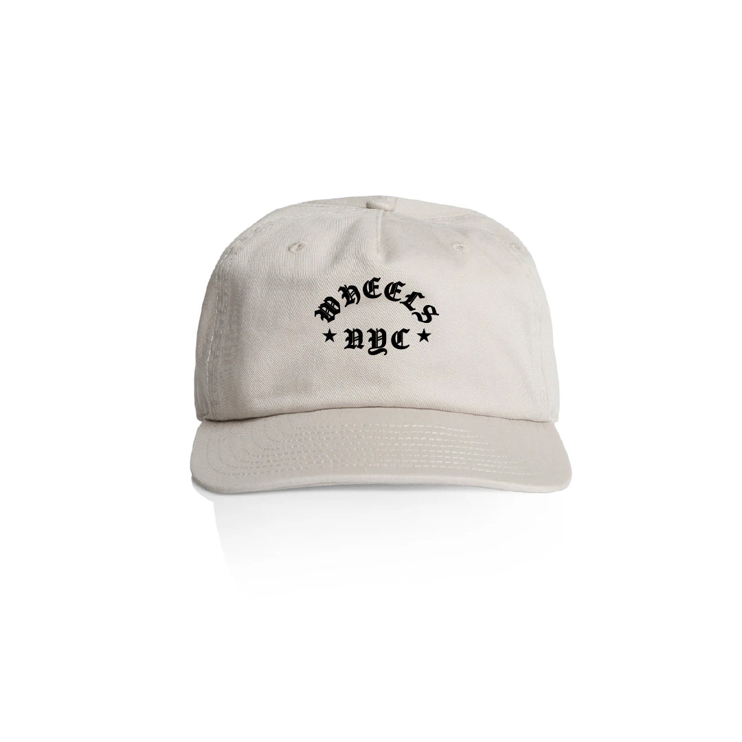 Beige Wheels NYC Cap