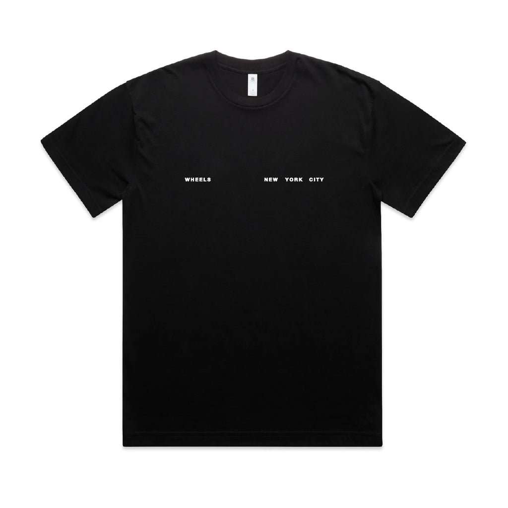 Wheels Fall Edition Black Graffiti Tee