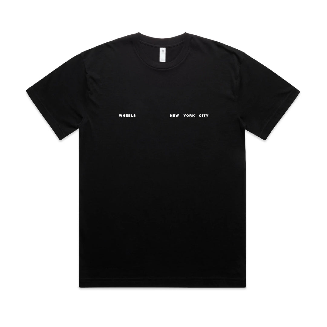 Wheels Fall Edition Black Graffiti Tee