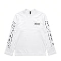 Wheels White Long Sleeve Tee